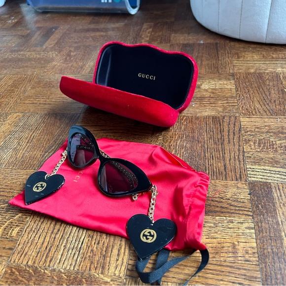 Gucci GG0978S Sunglasses in Black/grey BRAND NEW AUTHENTIC - Picture 6 of 11